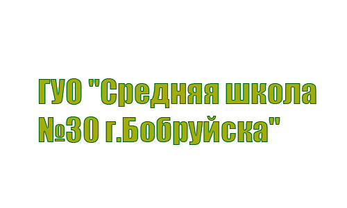Средняя школа №30 г. Бобруйска (30bobruisk.schools.by) – личный кабинет