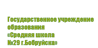 Средняя школа №29 г. Бобруйска (29bobruisk.schools.by) – личный кабинет